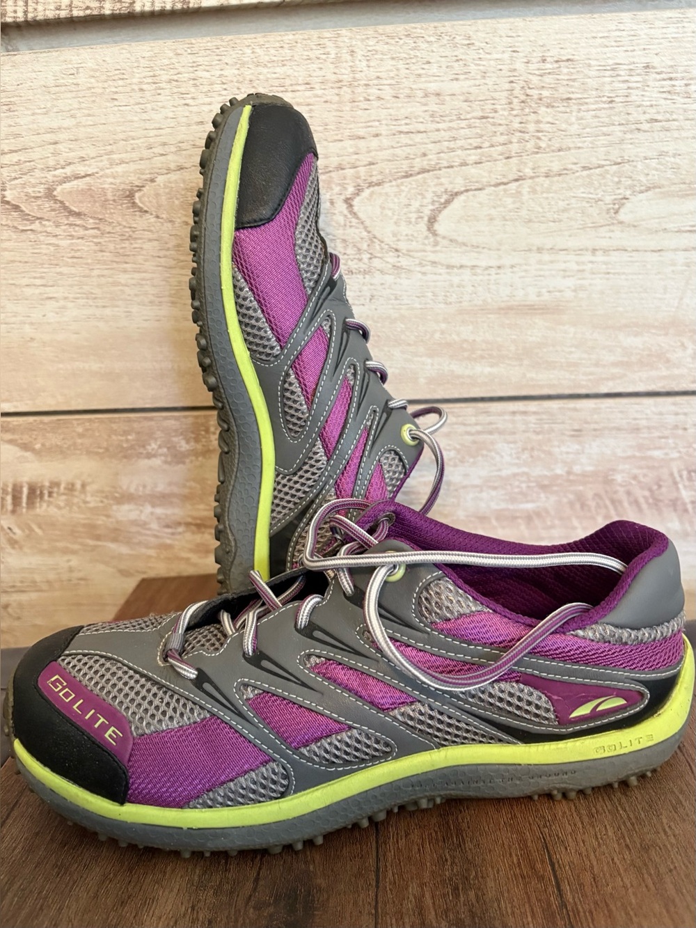 GoLite Trail Running Hiking Shoes Dart Lite Athletic Shoe Grip Rubber Sole 8.5